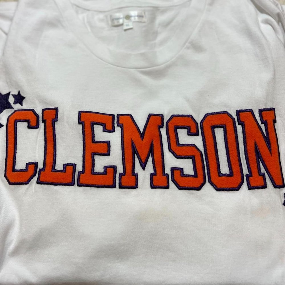 The Clemson Varsity Grand Tee | White - Picture 3 of 4